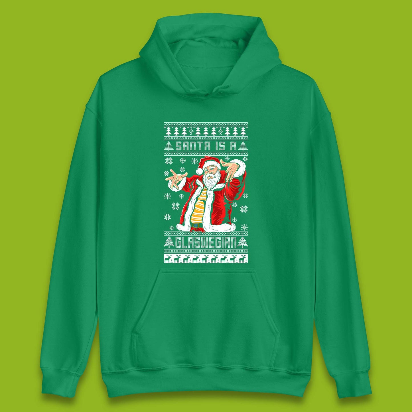 Santa Is A Glaswegian Christmas Unisex Hoodie