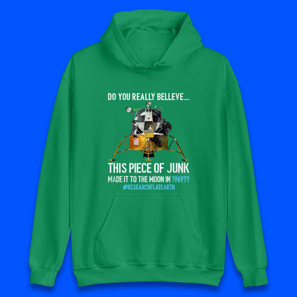 Research Flat Earth Unisex Hoodie