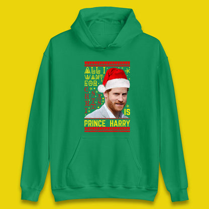 Prince Harry Christmas Unisex Hoodie