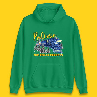 Believe The Polar Express Christmas Train Unisex Hoodie