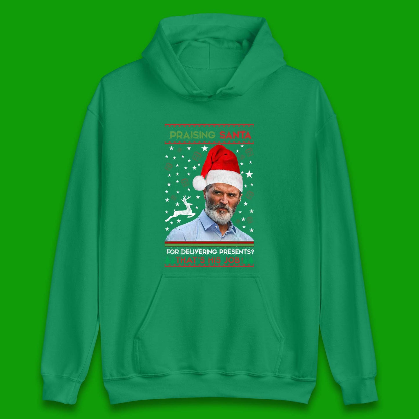Roy Keane Christmas Hoodie