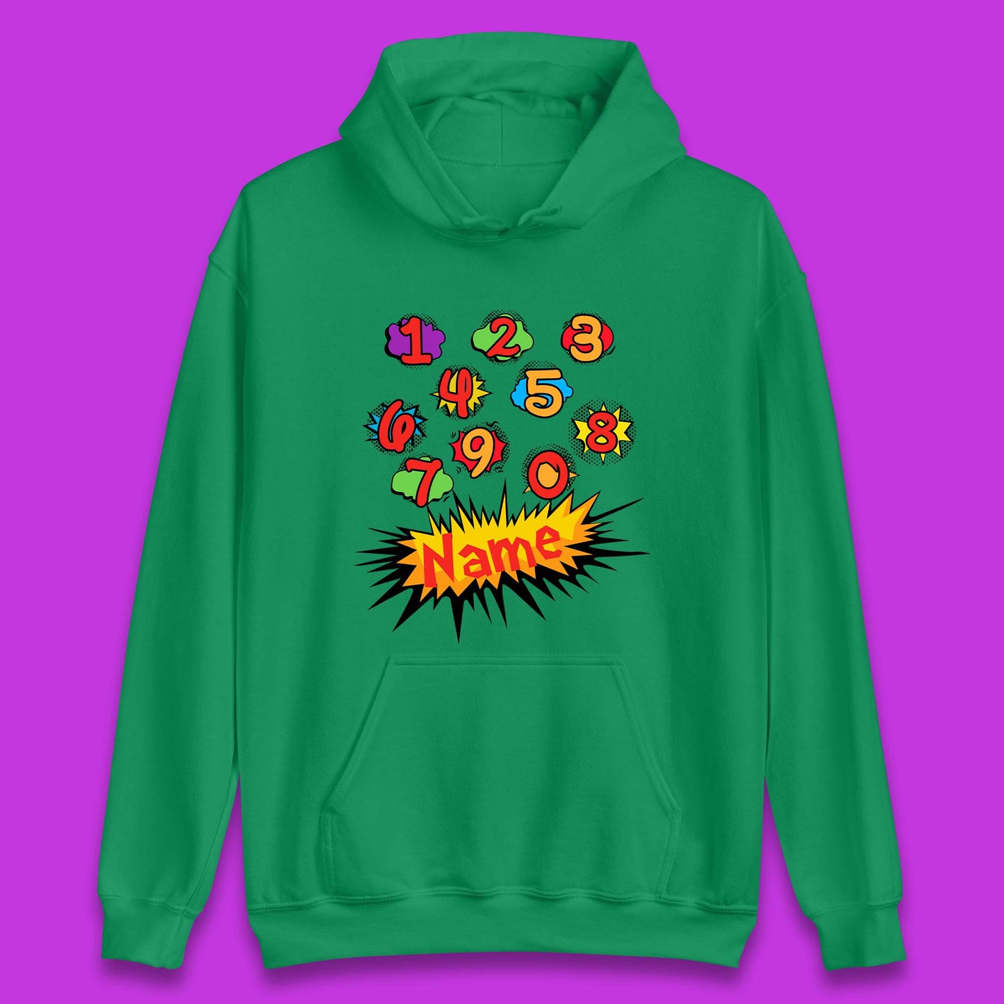 Personalised Number Day Unisex Hoodie