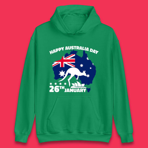 Happy Australia Day 26th January Unisex Hoodie
