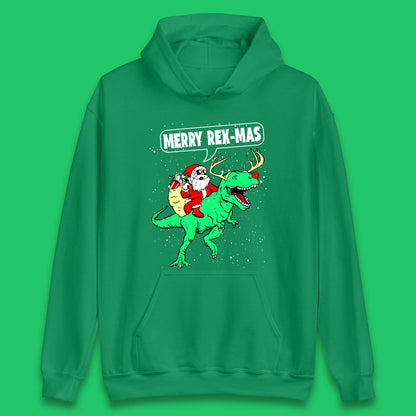 Merry Rex-Mas Christmas Unisex Hoodie
