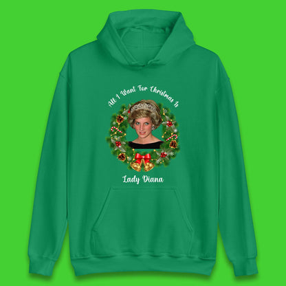 Lady Diana Christmas Unisex Hoodie