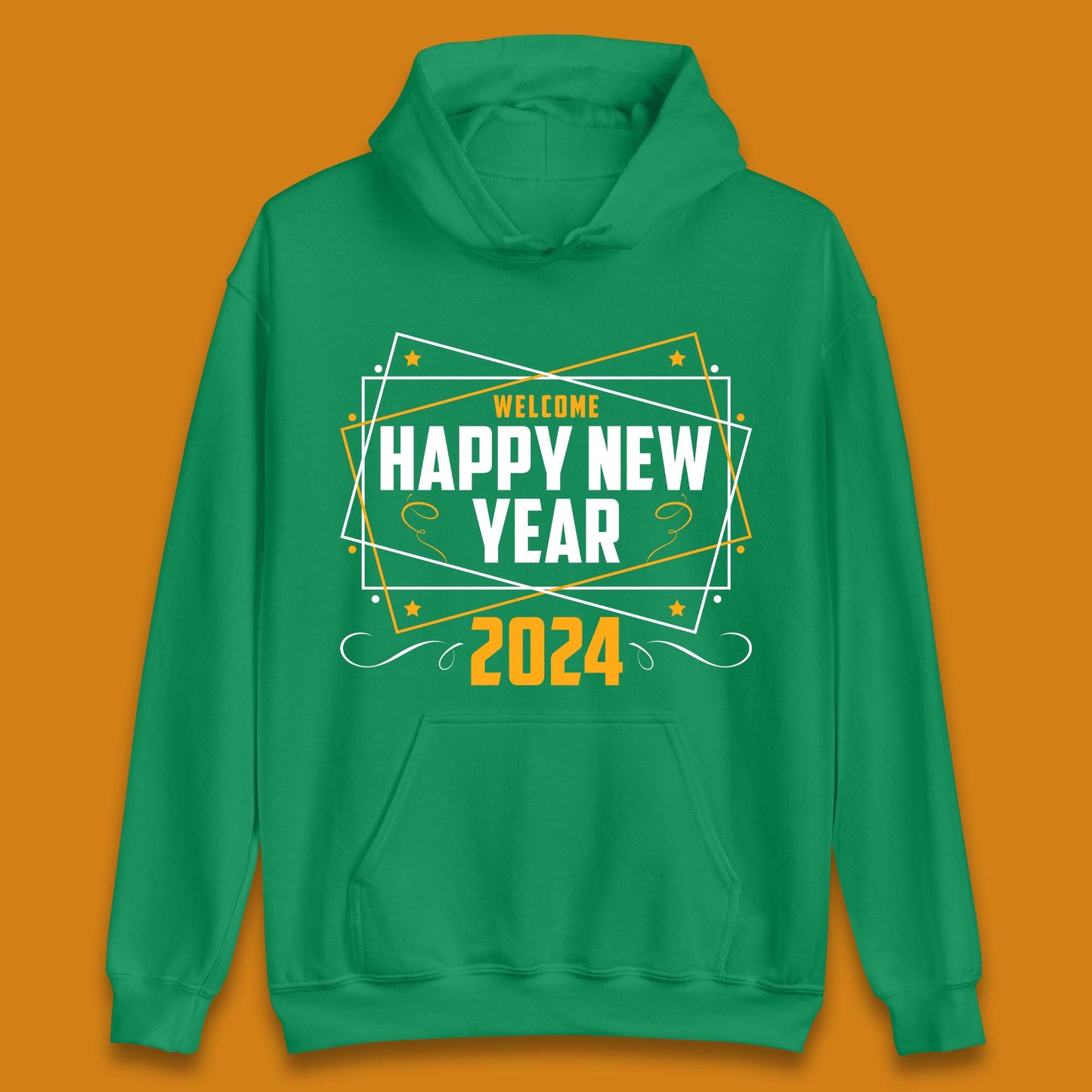 Welcome Happy New Year 2024 Unisex Hoodie