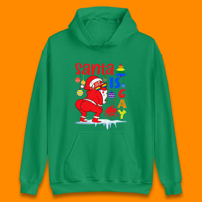 gay pride christmas hoodie