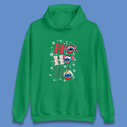Ho Ho Ho Stitch Christmas Unisex Hoodie