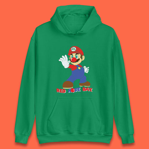 Red Nose Day Super Mario Hoodie for Sale UK