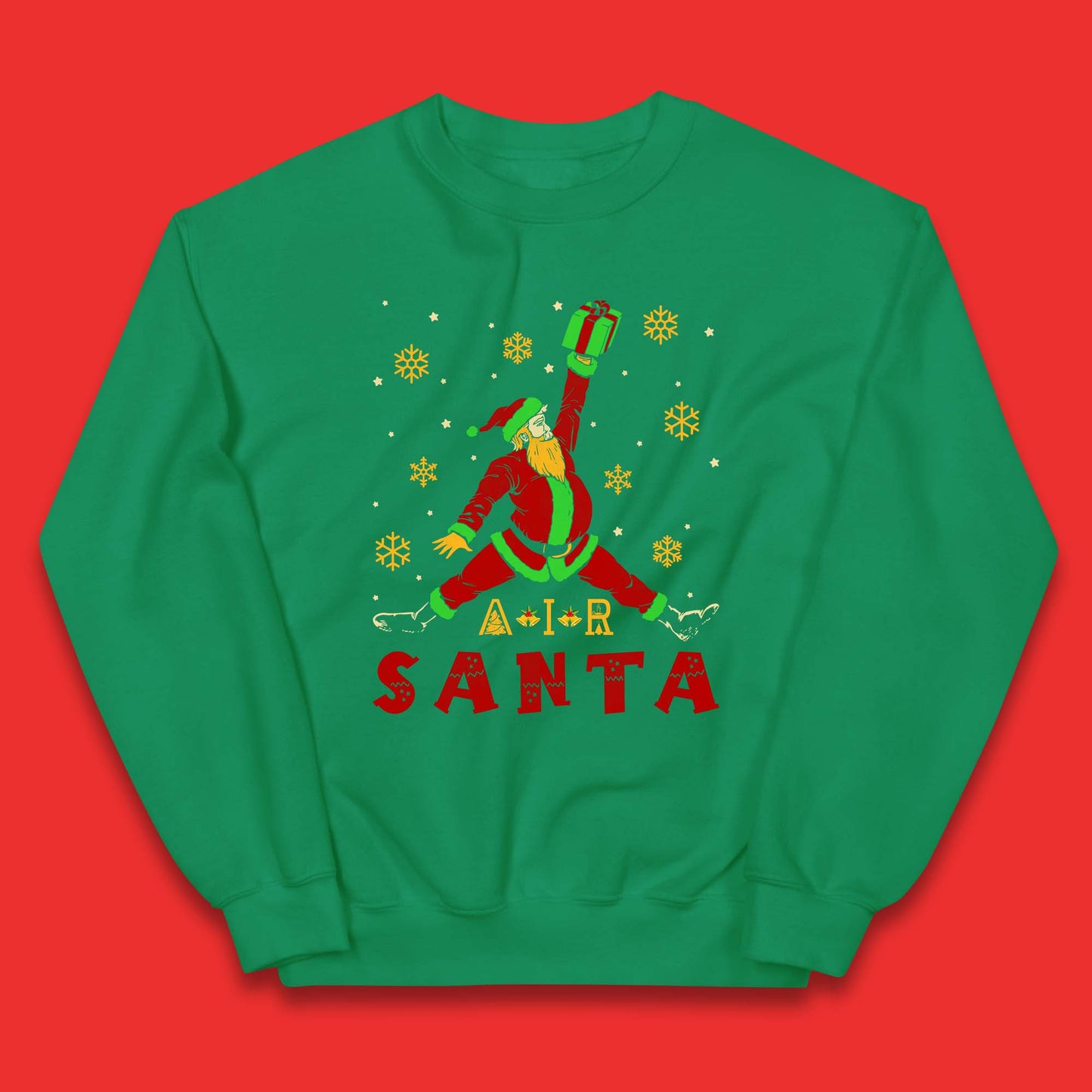 Air Santa Christmas Kids Jumper
