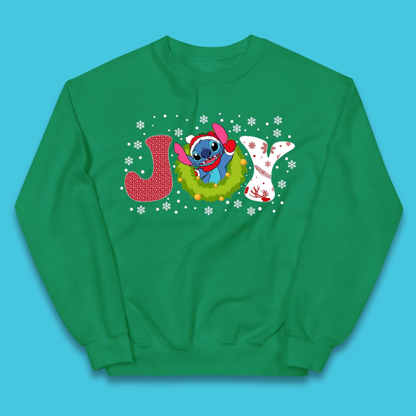 Joy Stitch Christmas Kids Jumper