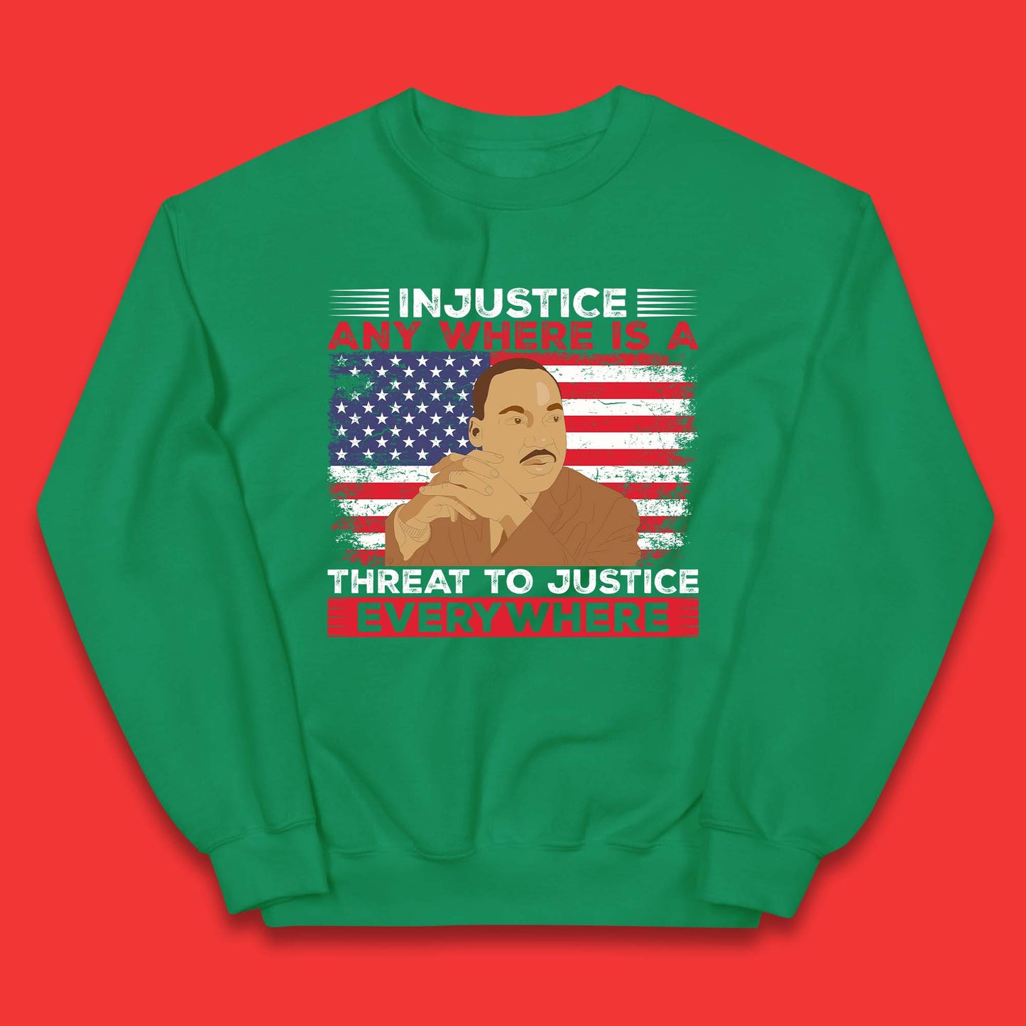 Martin Luther King Quotes Kids Jumper