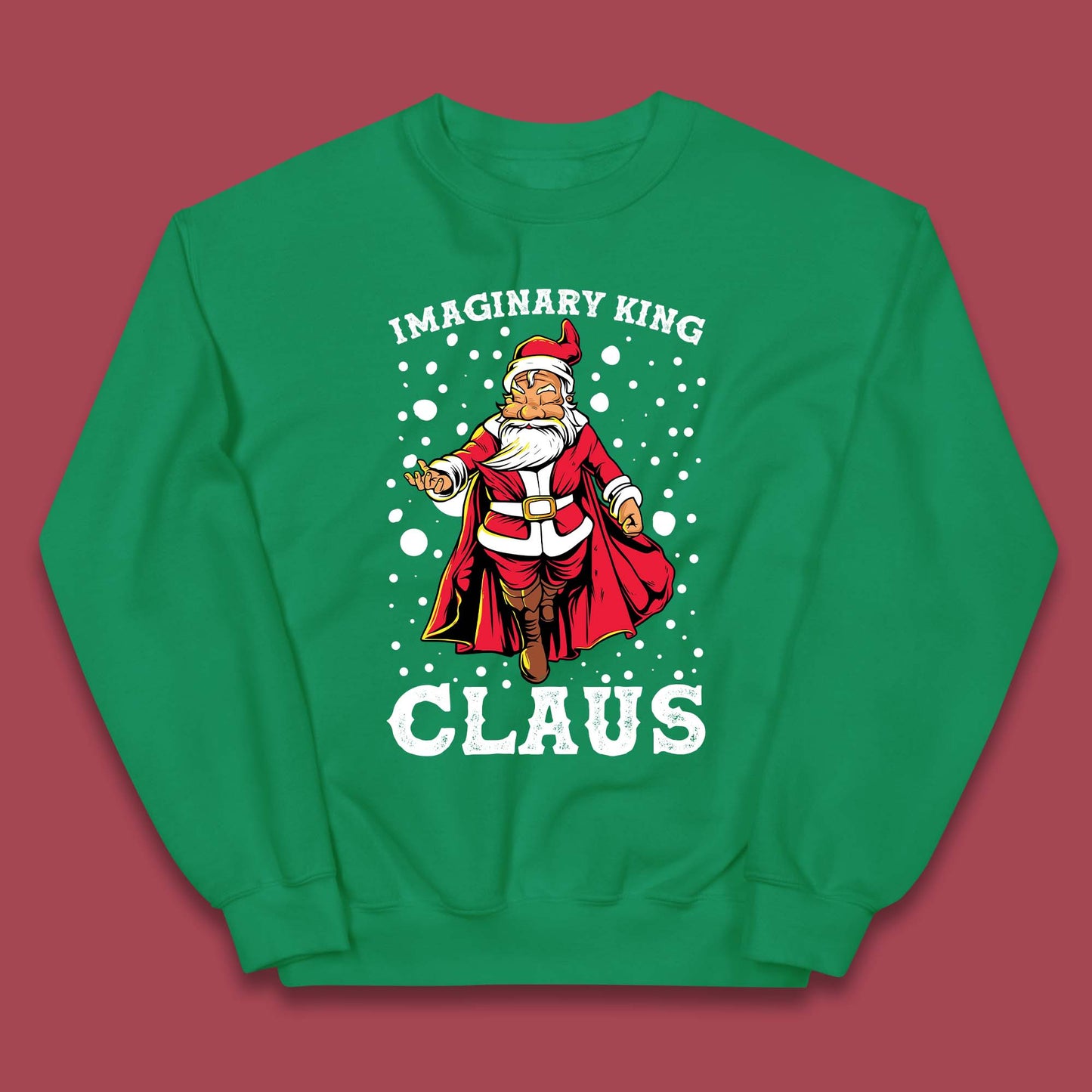 imaginary king santa christmas jumper