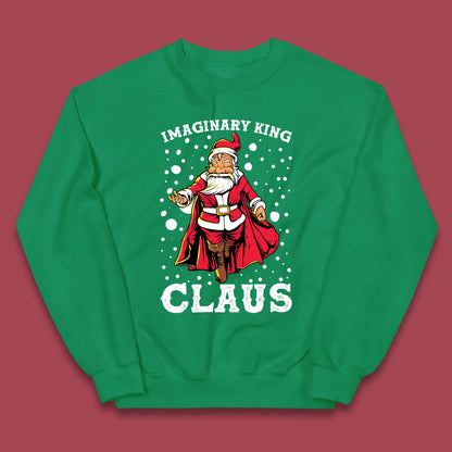 imaginary king santa christmas jumper