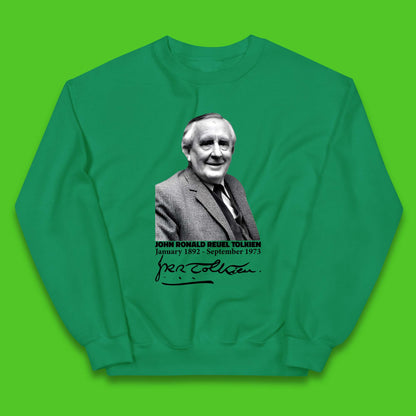 John Ronald Reuel Tolkien Signature Kids Jumper