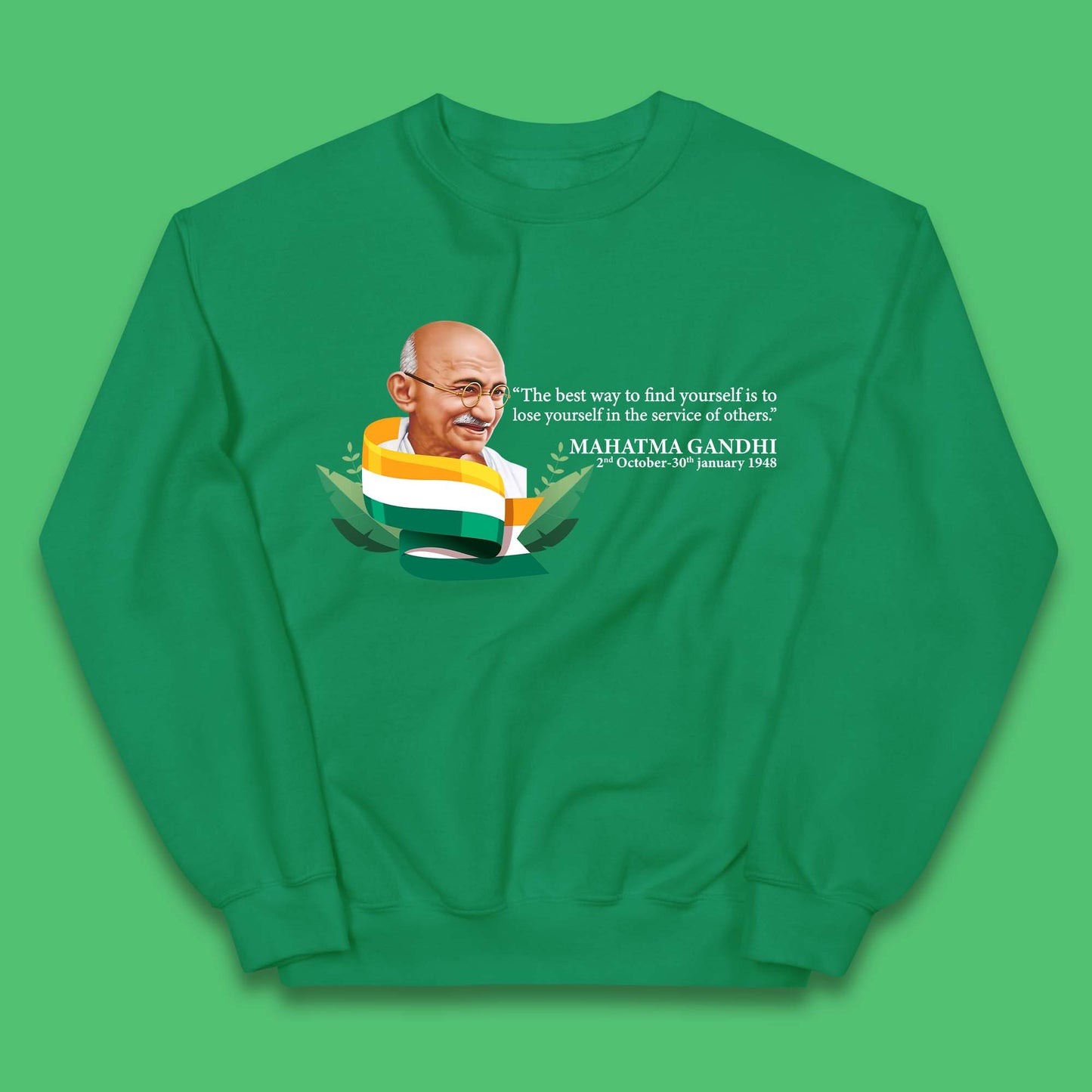 Mahatma Gandhi Quotes Kids Jumper