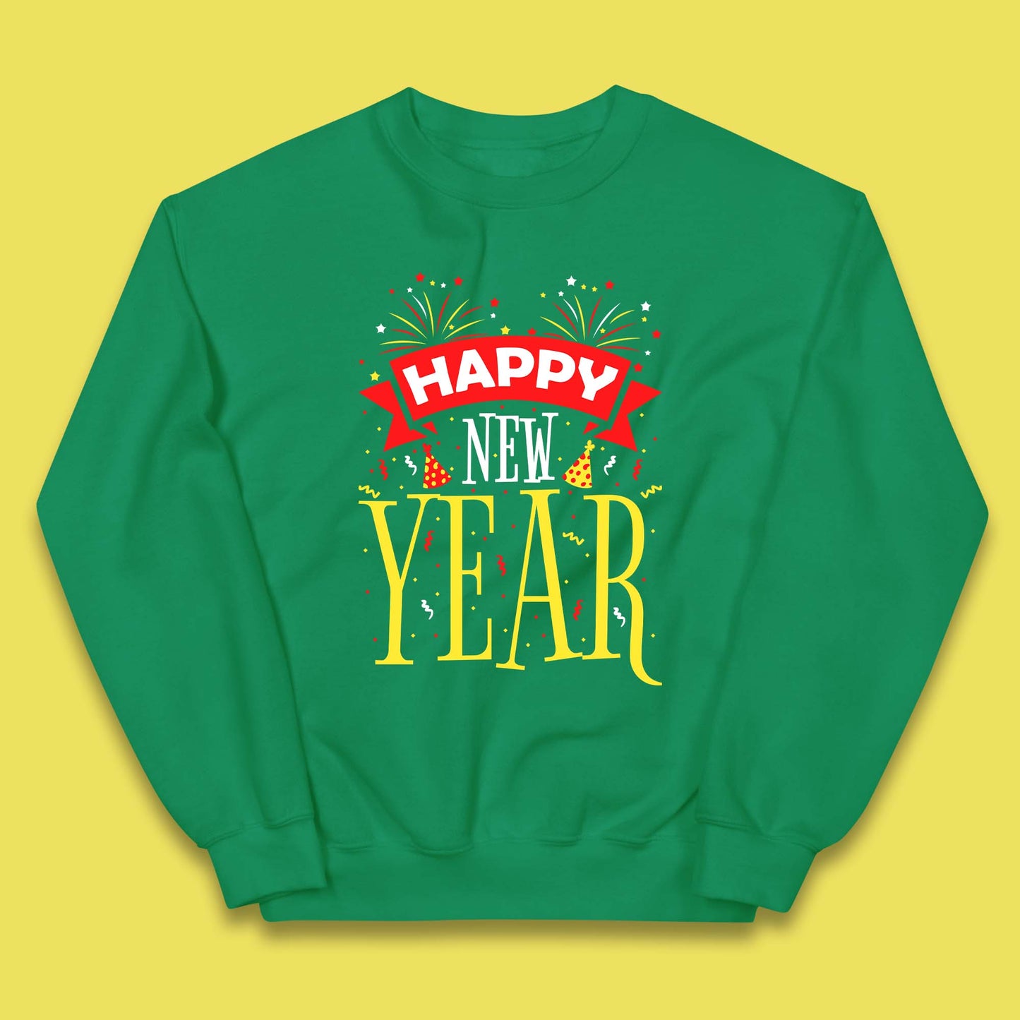 Happy New Year Celebrations Kids Jumper