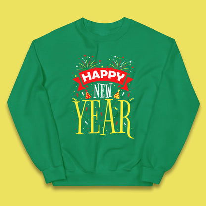 Happy New Year Celebrations Kids Jumper