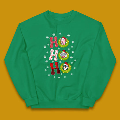 ho ho ho christmas animals jumper