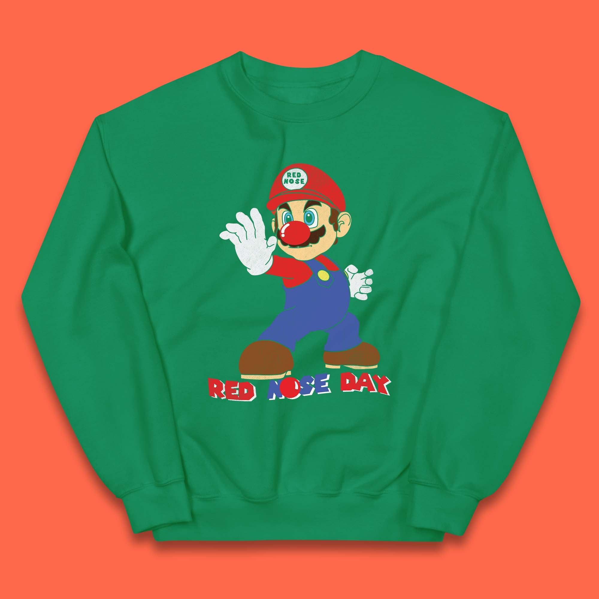 Super Mario Red Nose Day Jumpers