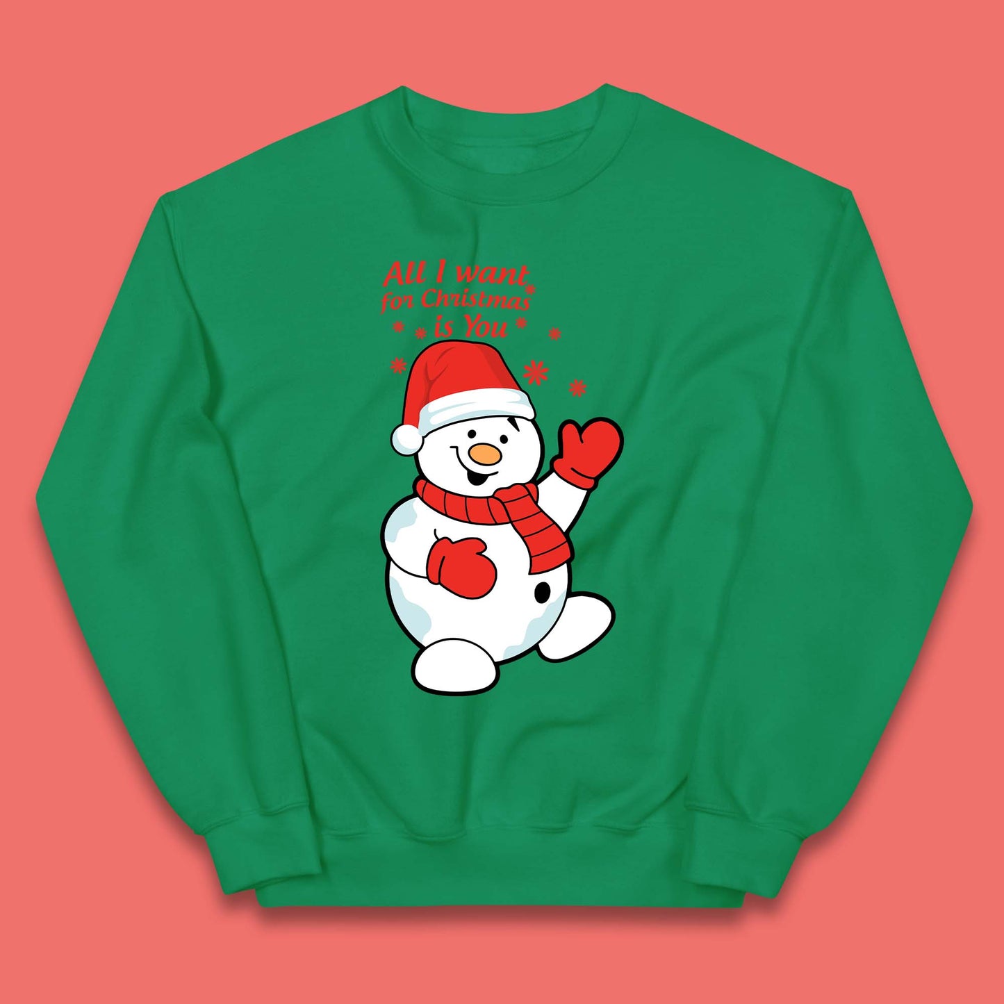 Snowman Christmas Kids Jumper