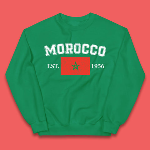 Morocco Est 1956 Kids Jumper