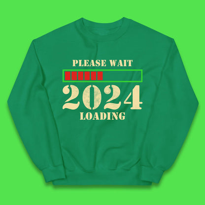 Please Wait 2024 Loading Kids Jumper