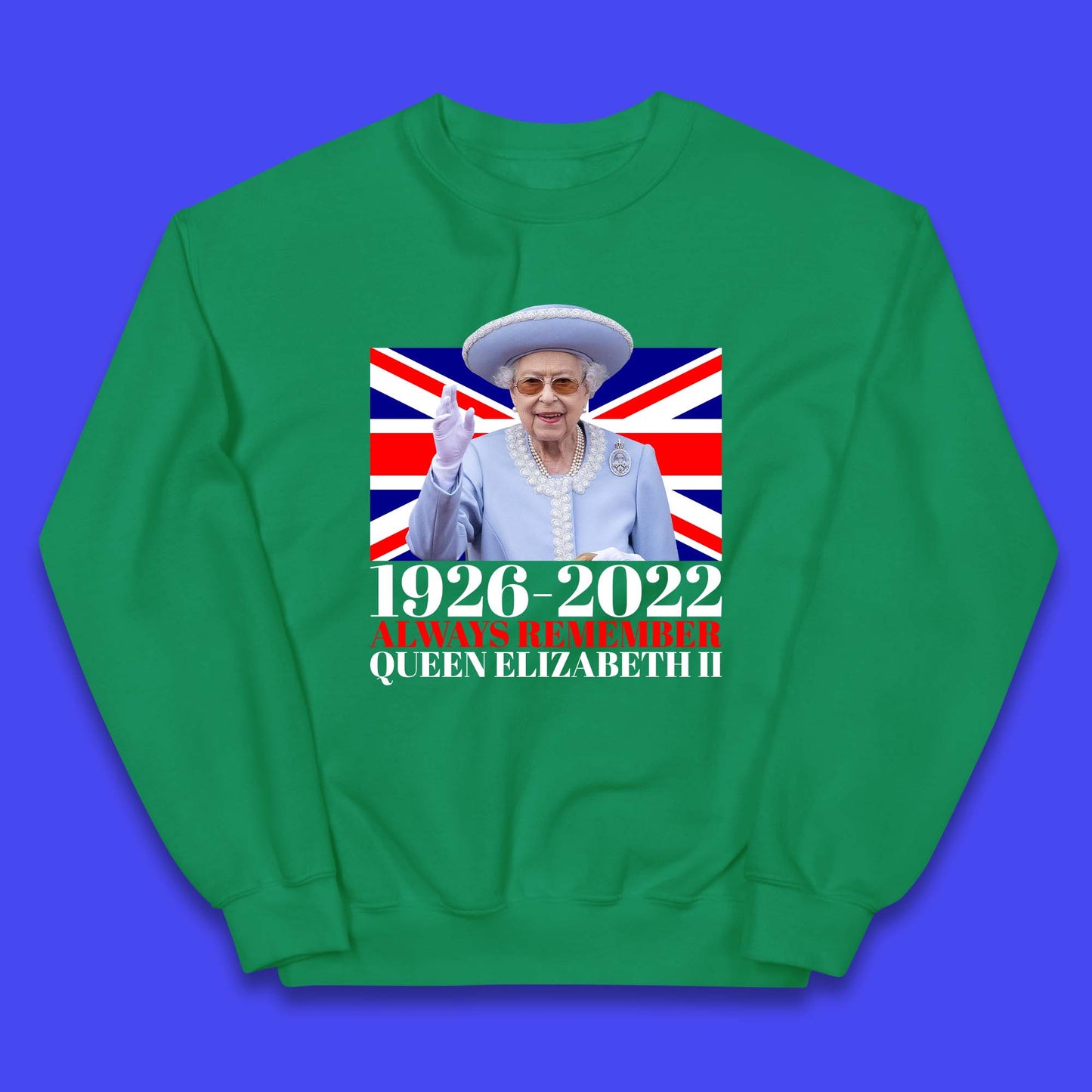 1926-2022 Queen Elizabeth II Kids Jumper