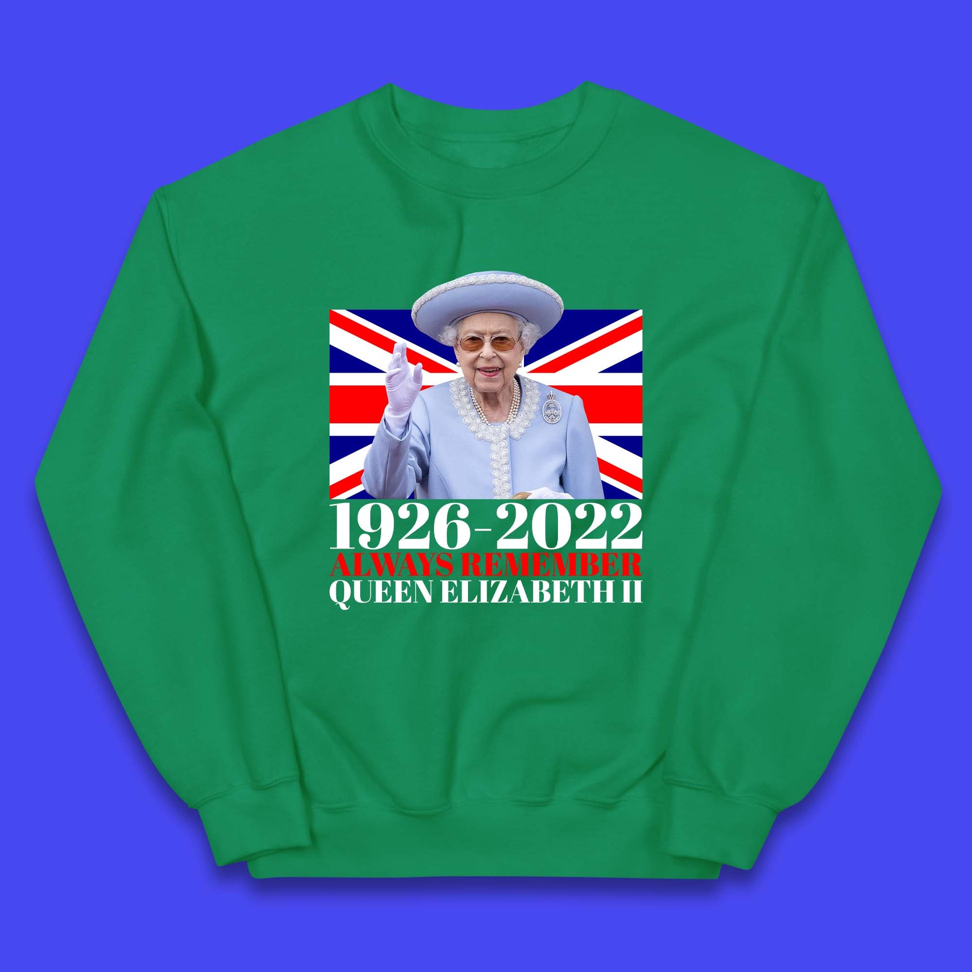 1926-2022 Queen Elizabeth II Kids Jumper