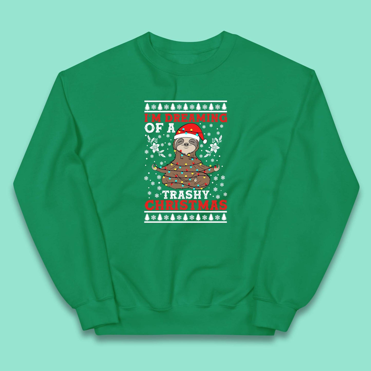sloth christmas jumper