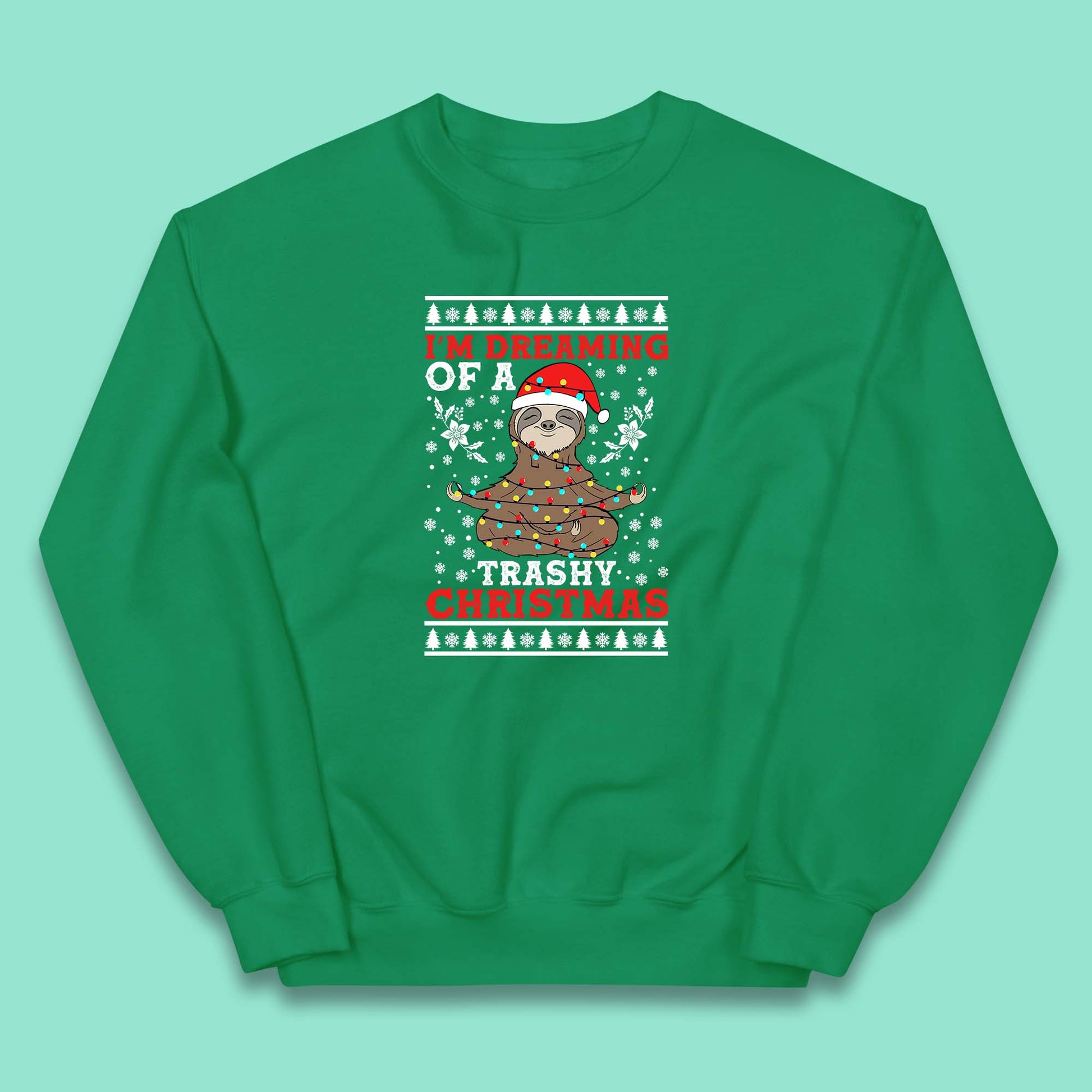 sloth christmas jumper