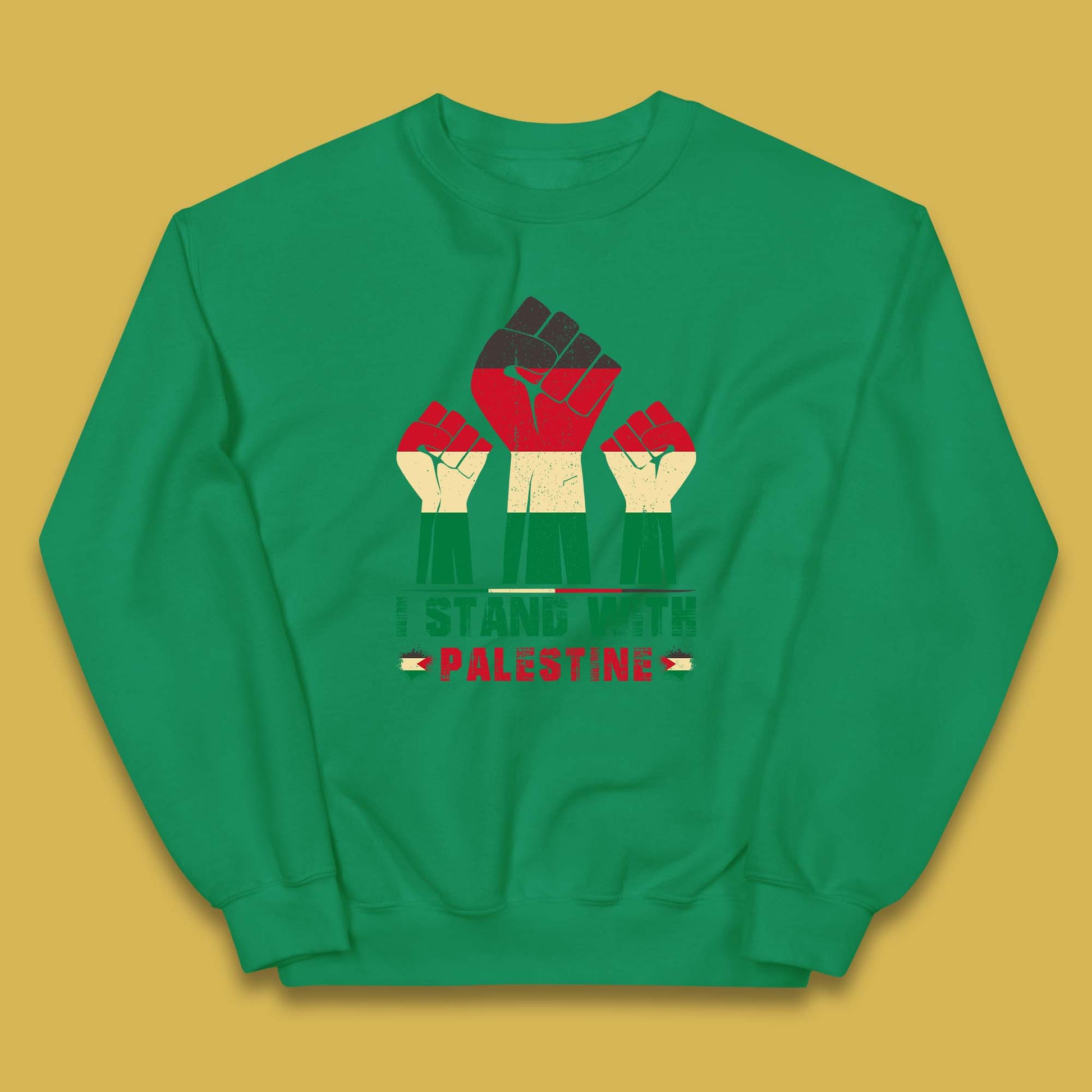 I Stand with Palestine Child Sweater