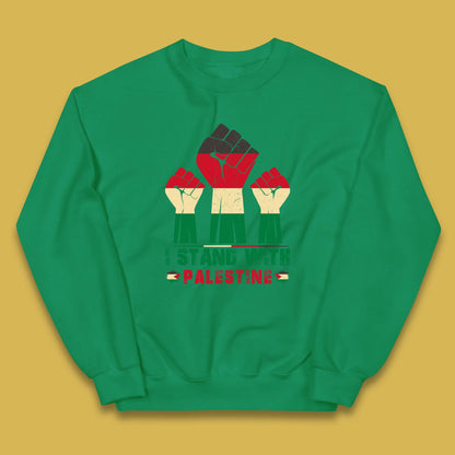 I Stand with Palestine Child Sweater