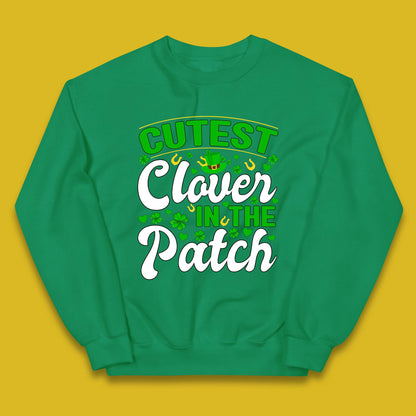 Cutest Clover In The Patch Kids Jumper
