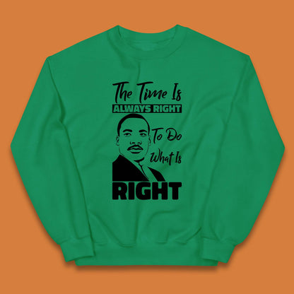 Martin Luther King Jr Quote Kids Jumper