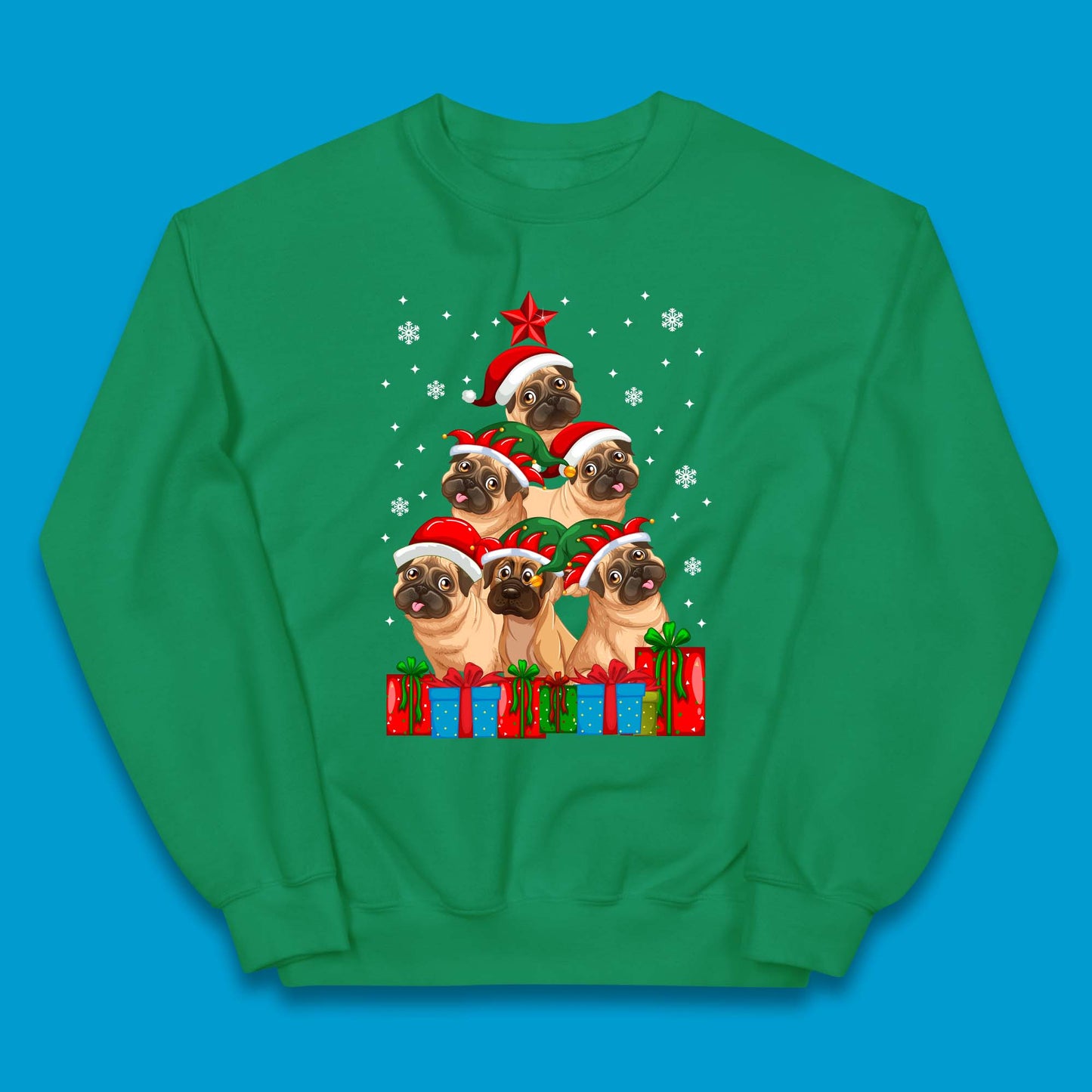 pug dog christmas jumper