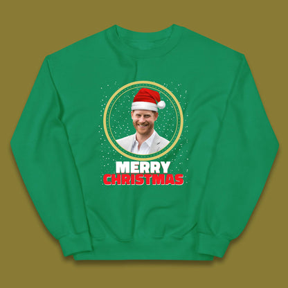 Prince Harry Christmas Kids Jumper