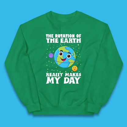 Rotation Of Earth Kids Jumper