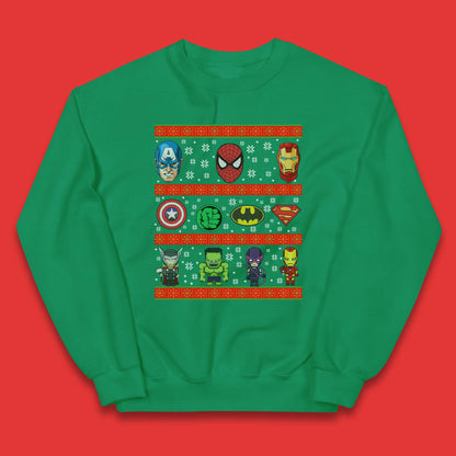 Boys Marvel Christmas Jumper