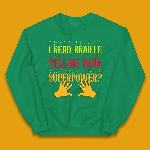 Braille Superpower Kids Jumper