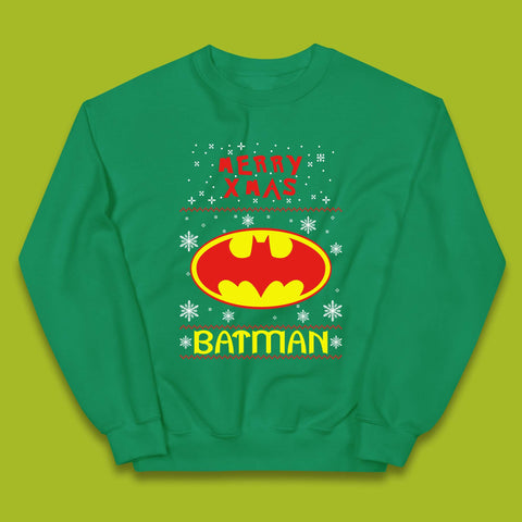 Merry Xmas Batman Kids Jumper
