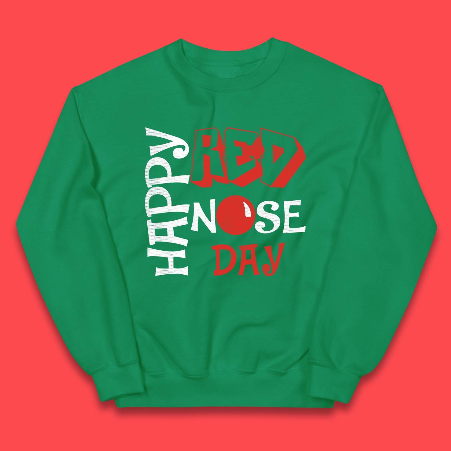 Happy Red Nose Day Kids Jumper