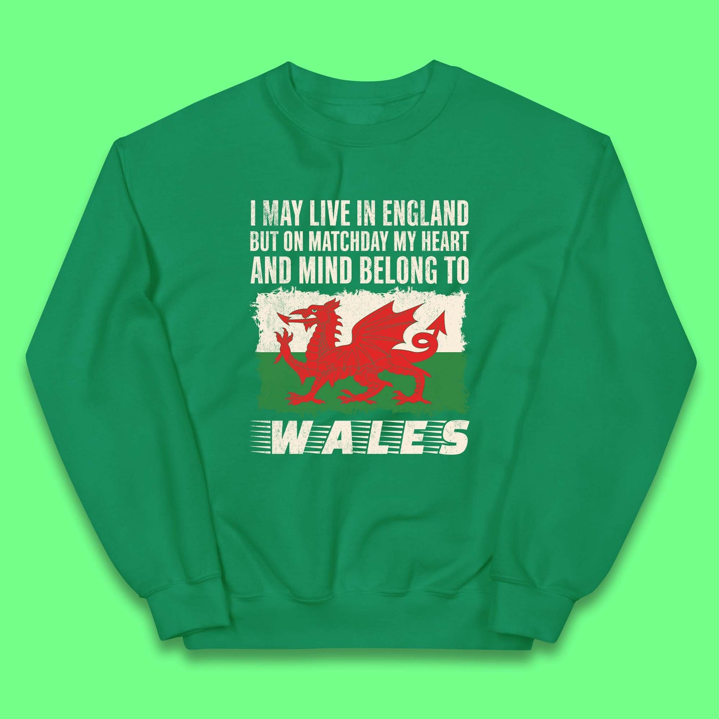 Childrens Wales Football Team Jumper