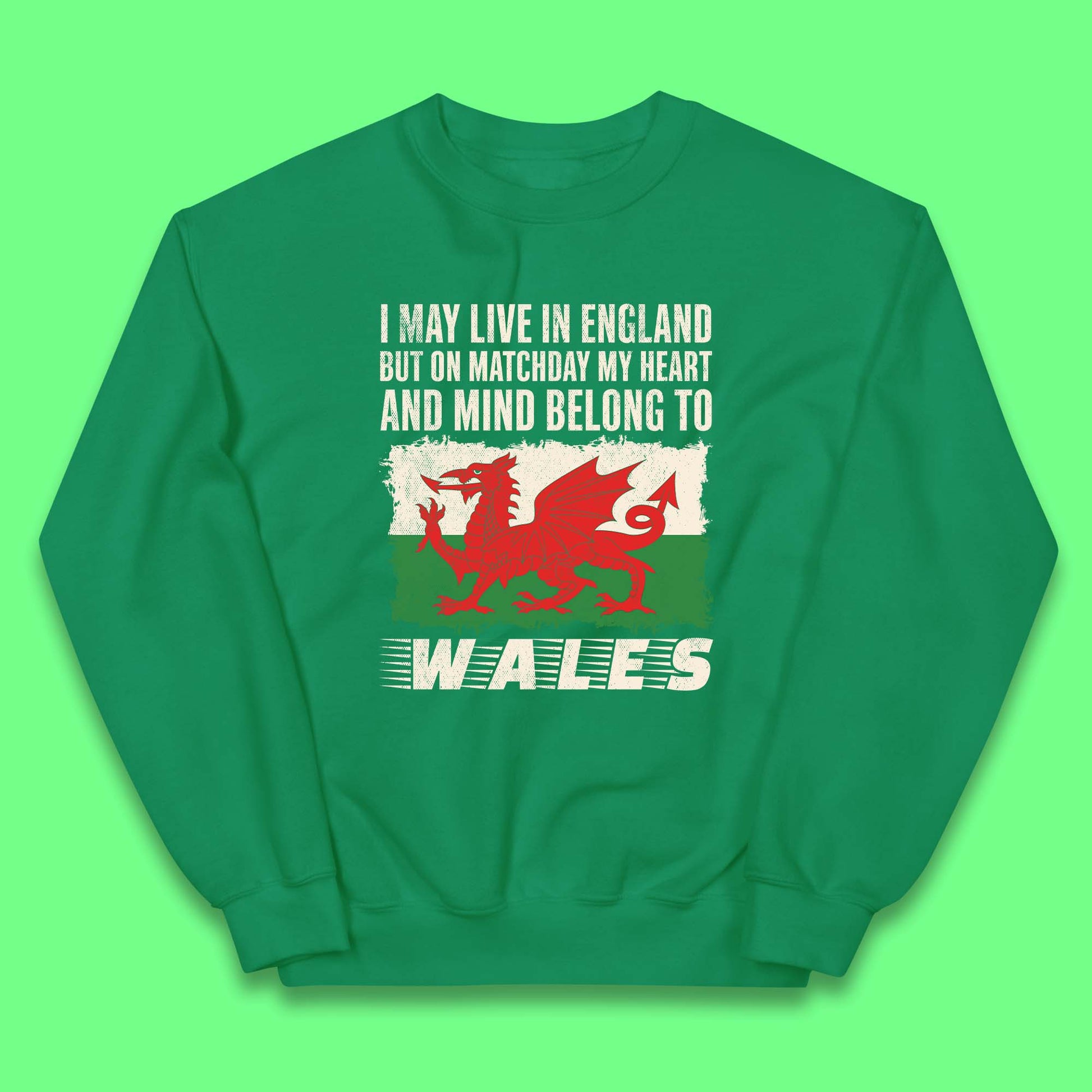 Childrens Wales Football Team Jumper