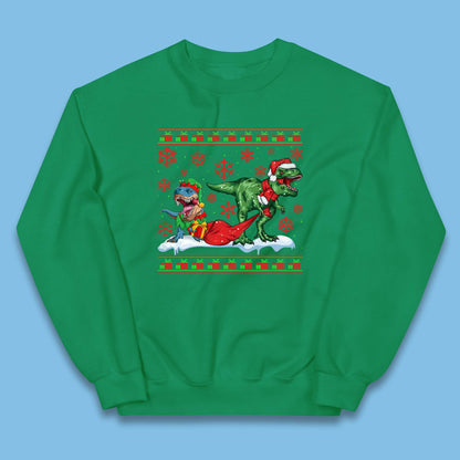 santa & elf costume jumper