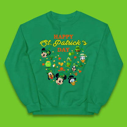 Disney Happy St. Patrick's Day Kids Jumper