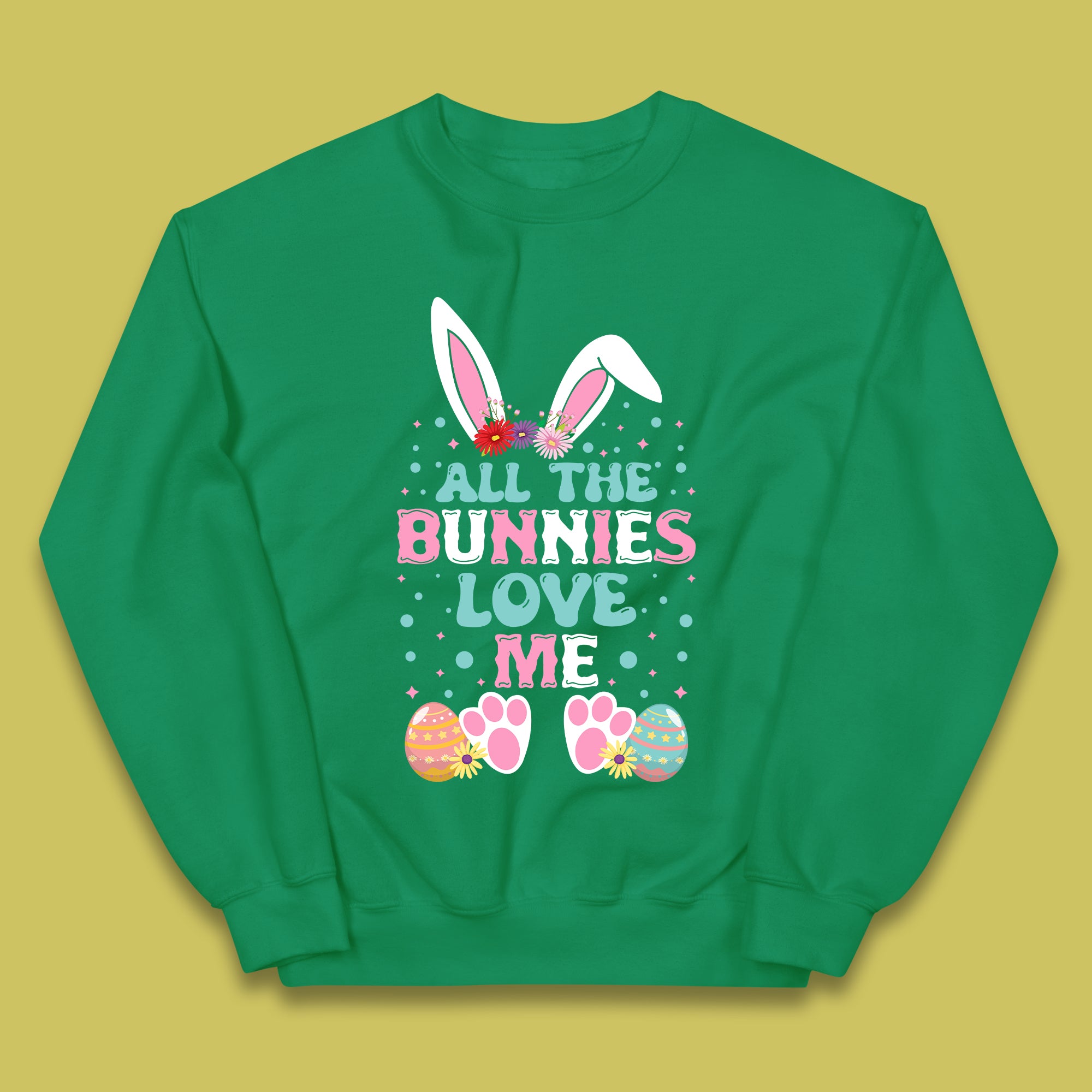 All The Bunnies Love Me Kids Jumper