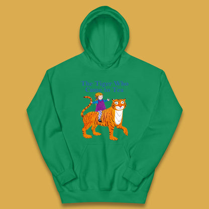The Tiger Who Came To Tea Book Day Kids Hoodie