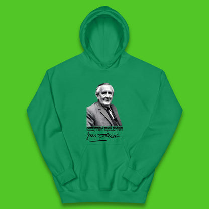 John Ronald Reuel Tolkien Signature Kids Hoodie