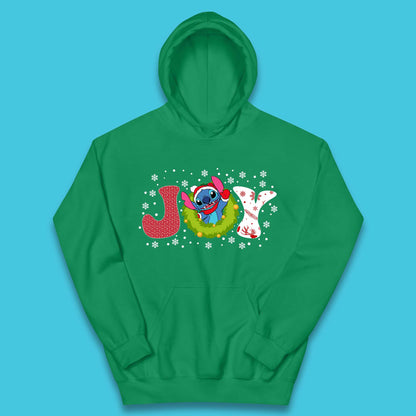Joy Stitch Christmas Kids Hoodie